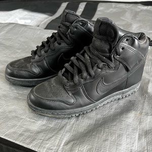 Nike Dunk High Premium black/black